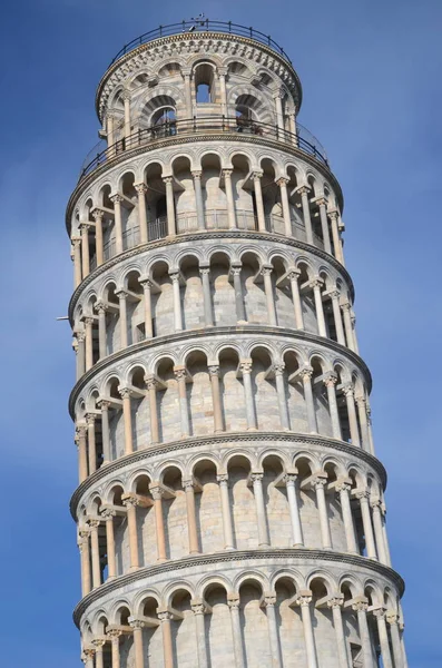 Famosa Torre Inclinada Praça Dos Milagres Pisa Toscana Itália — Fotografia de Stock