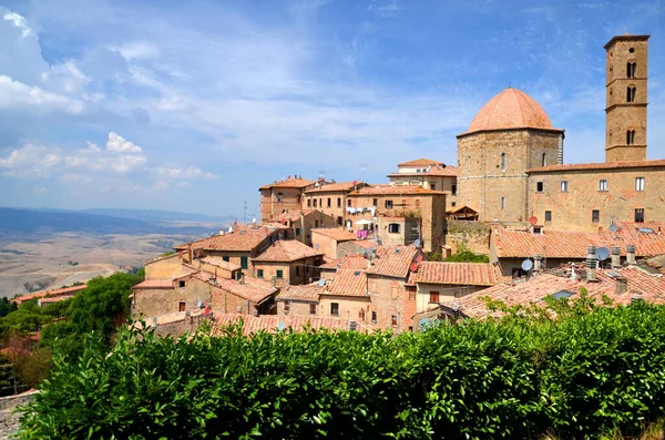 Espectacular Vista Del Casco Antiguo Volterra Toscana Italia — Foto de Stock