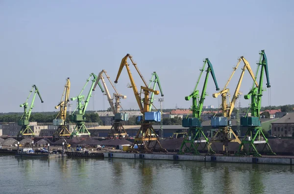 Porto Industrial Klaipeda — Fotografia de Stock