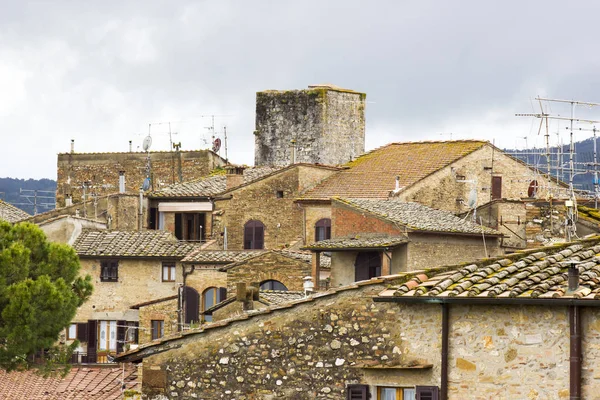 San Gimignano Liten Muromgärdad Medeltida Bergsstad Provinsen Siena Toscana Italien — Stockfoto