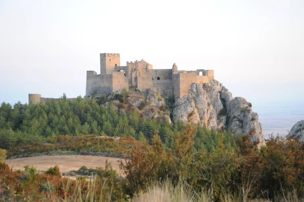 Espanha Castillo Loarre Castelo Loarre — Fotografia de Stock