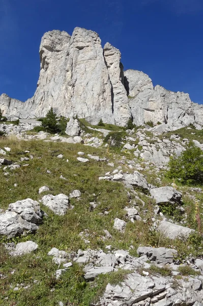 Vue Panoramique Sur Magnifique Paysage Alpin — Photo