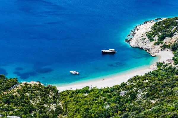 Praia Seixos Lubenice — Fotografia de Stock