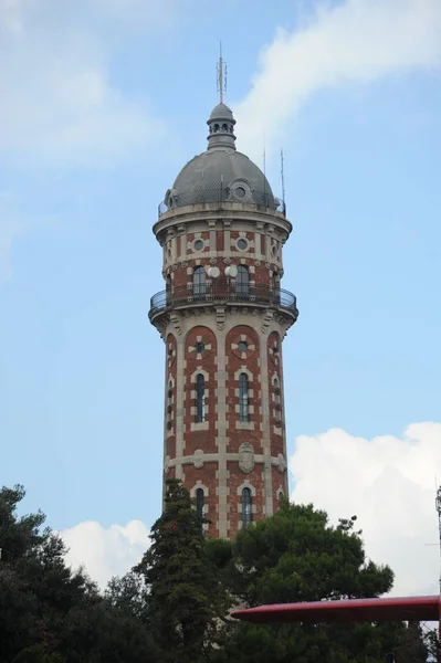 Spanje Barcelona Recreatiepark Tibidabo — Stockfoto