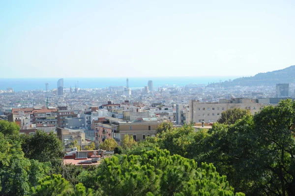 Espagne Façades Barcelone — Photo