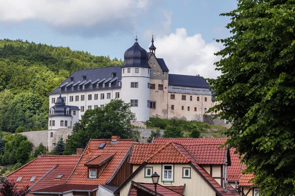 Europastadt Stolberg Harz Blick Auf Die Burg — Stockfoto