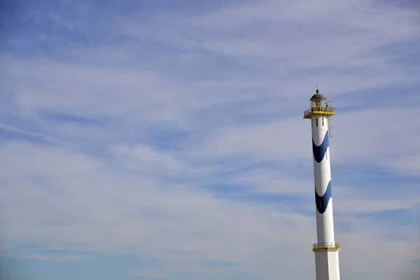 在比利时海岸奥斯坦德港口的灯塔 — 图库照片
