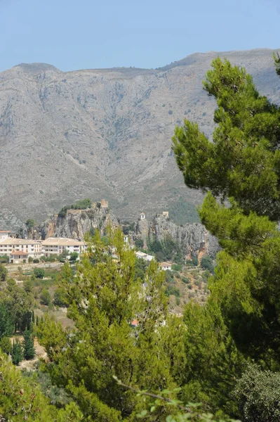 Španělsko Burgruine Guadalest Costa Blanca — Stock fotografie