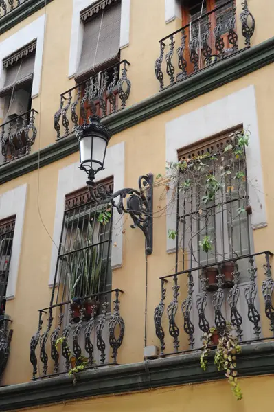 Espanha Alicante Fachadas Casa — Fotografia de Stock