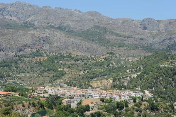 Španělsko Zřícenina Guadalest Costa Blanca — Stock fotografie