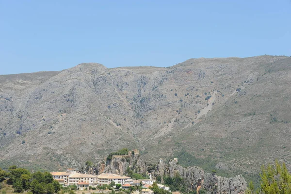 Hiszpania Ruiny Guadalest Costa Blanca — Zdjęcie stockowe