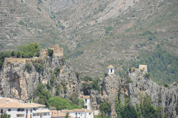 Spanien Ruinen Guadalest Costa Blanca — Stockfoto