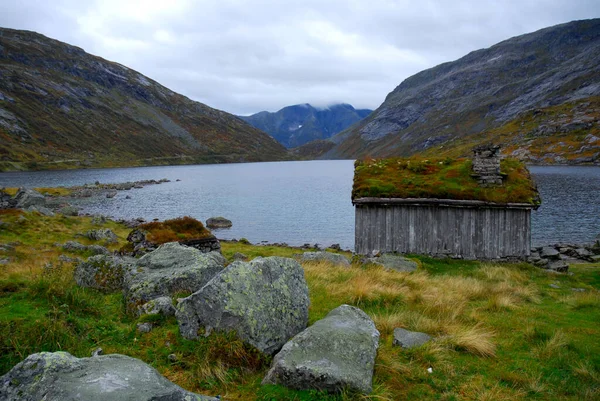 Noruega Sobre Naturaleza Paisaje Fondo —  Fotos de Stock