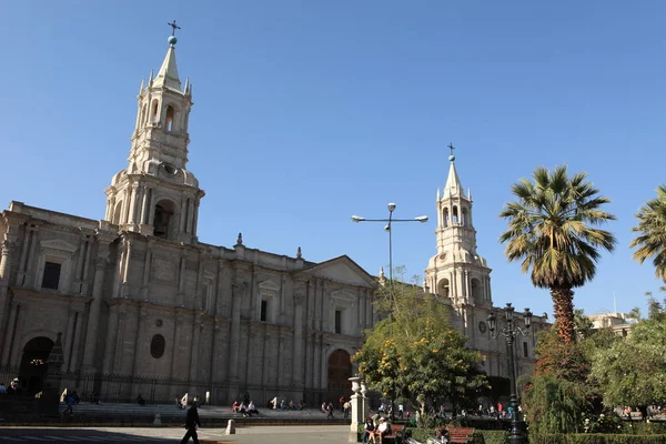 Arequipa Daki Plaza Armas — Stok fotoğraf