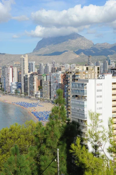 Benidorm Stad Spanien — Stockfoto