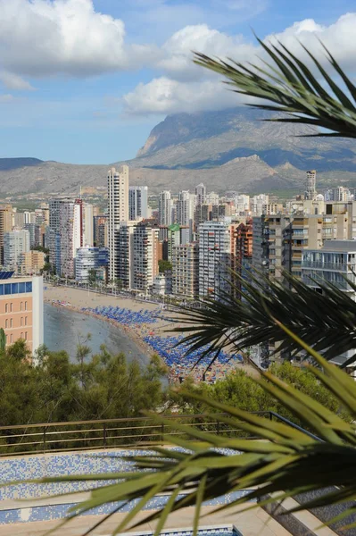 Benidorm Πόλη Στην Ισπανία — Φωτογραφία Αρχείου