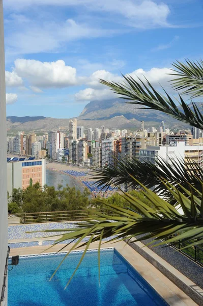 Benidorm Πόλη Στην Ισπανία — Φωτογραφία Αρχείου