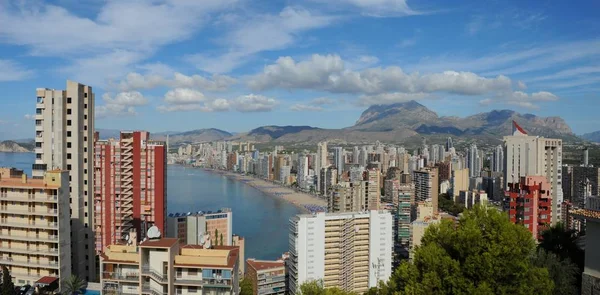 Benidorm Stad Spanje — Stockfoto