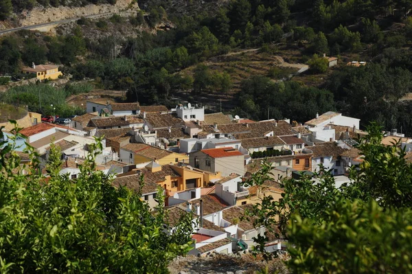 Espagne Costa Blanca Village Caché Dans Les Montagnes — Photo