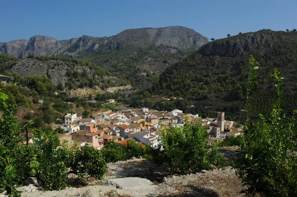 Spanien Costa Blanca Verstecktes Dorf Den Bergen — Stockfoto