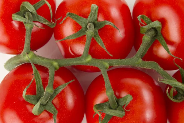 Rote Reife Tomaten Aus Nächster Nähe — Stockfoto