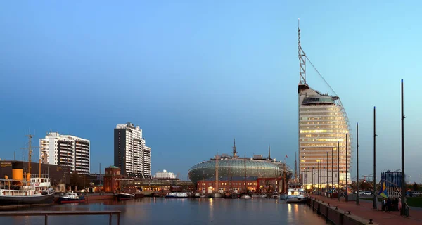 Bremerhaven Est Une Ville Portuaire Sur Côte Allemande Mer Nord — Photo