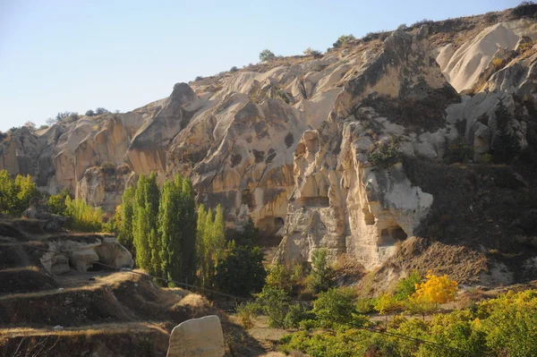 Καμινάδες Νεράιδα Στο Urgup Cappadocia Γαλοπούλα — Φωτογραφία Αρχείου