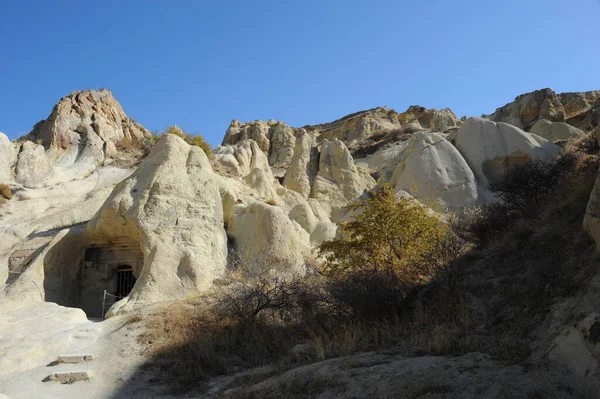 Καμινάδες Νεράιδα Στο Urgup Cappadocia Γαλοπούλα — Φωτογραφία Αρχείου