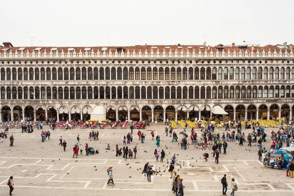 Vista Plaza San Marco Venecia Italia —  Fotos de Stock