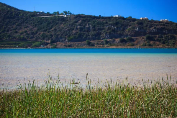 Vista Junco Lago Venere Pantelleria Sicilia — Foto de Stock