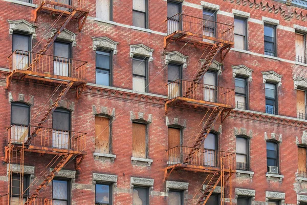 Brownstones New York City — Stockfoto