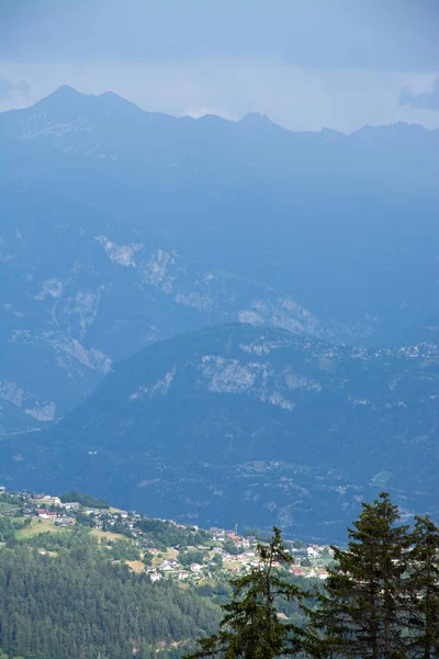 Suiza Valais Hermosas Montañas —  Fotos de Stock