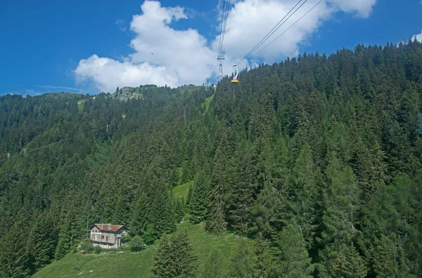 Vista Panoramica Maestosi Paesaggi Alpini — Foto Stock