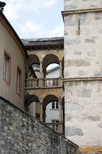 Güzel Alpler Manzarasının Manzarası — Stok fotoğraf