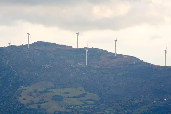 Turbine Eoliche Energia Elettrica — Foto Stock