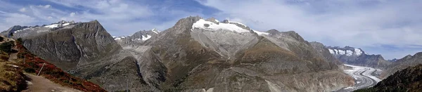 Vista Panoramica Maestosi Paesaggi Alpini — Foto Stock