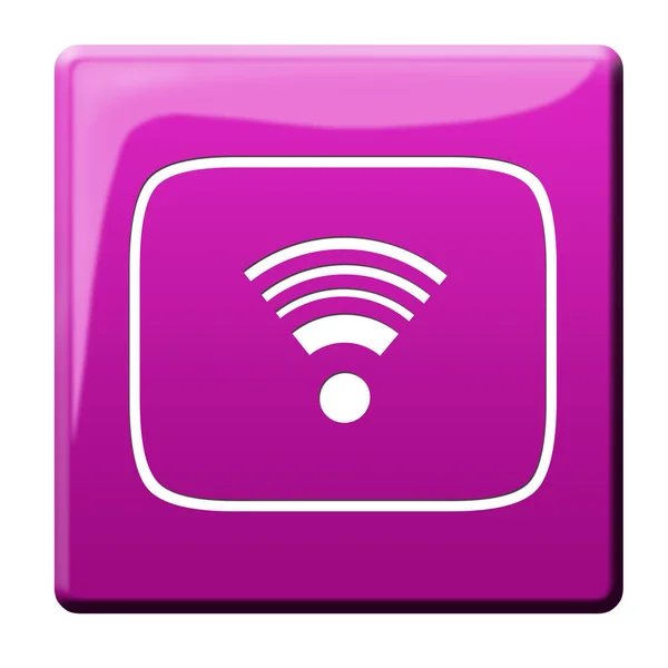 Bouton Wlan Illustration Transmission — Photo