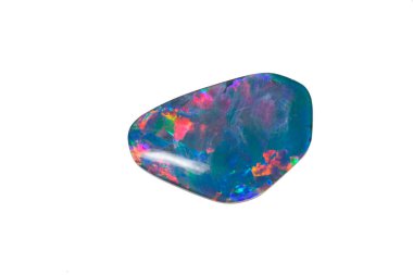 an exempted opal with complete color spectrum clipart