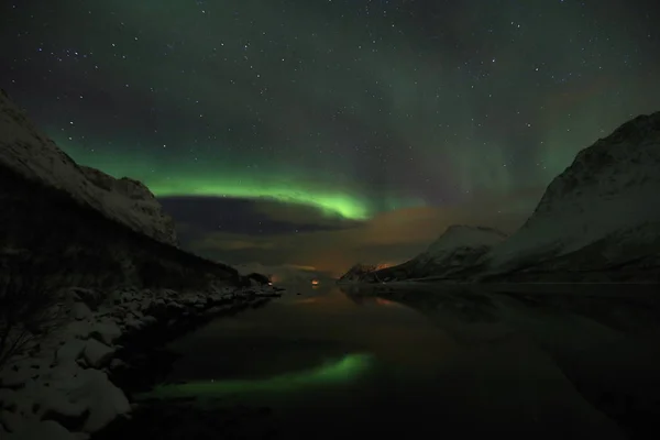 Noruega Sobre Paisagem Natural Fundo — Fotografia de Stock