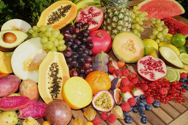 Fresh Tropical Fruits Food — Stock Photo, Image