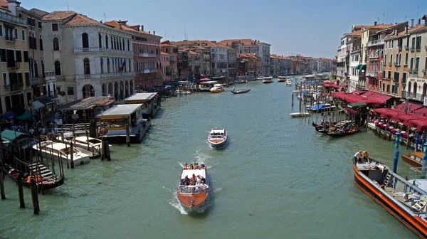Uitzicht Venetië Vanaf Het Grote Kanaal Italië — Stockfoto