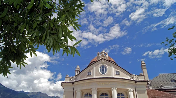 Kurhaus Meran Południowy Tyrol — Zdjęcie stockowe