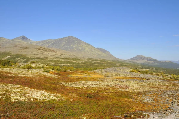 Rondane Park Narodowy Jesienią Norwegia — Zdjęcie stockowe