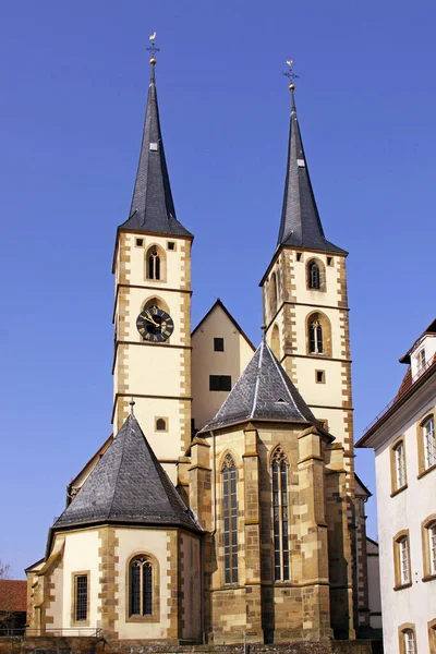 Iglesia Ciudad Mal Wimpfen — Foto de Stock