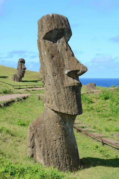 Moai Paskalya Adasında — Stok fotoğraf