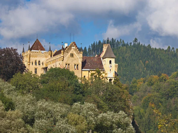Castelo Eberstein Parte Inferior Caríntia — Fotografia de Stock