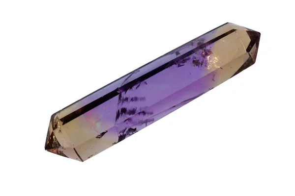 Egy Ametrinkristall Kétvégű — Stock Fotó