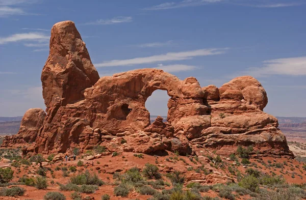 Arco Torre Arcos Parque Nacional Perto Moab Utah — Fotografia de Stock