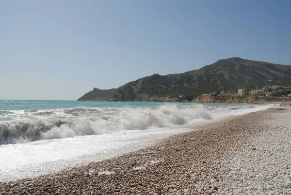 Іспанія Хвилі Середземномор — стокове фото