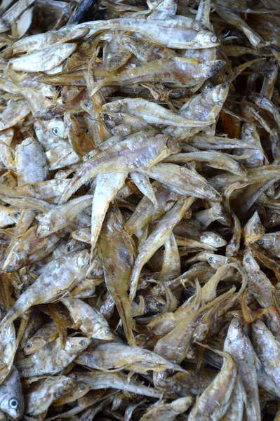 Patterns Dried Fish Background — Stock Photo, Image